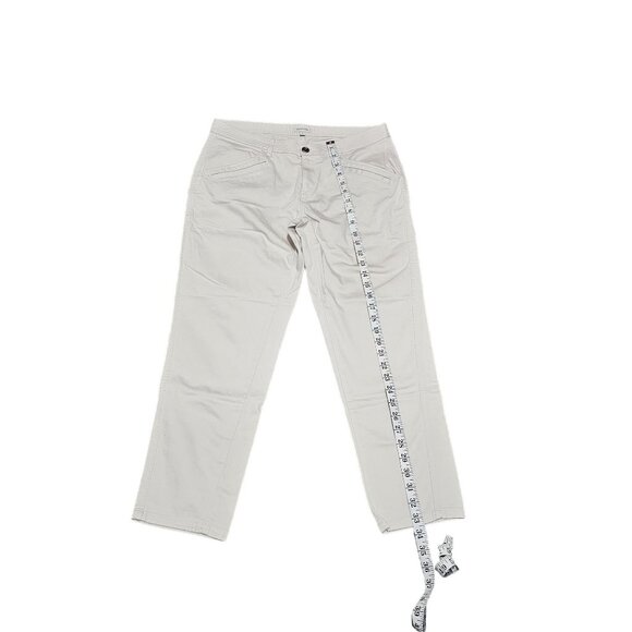 Garnet Hill Womens Organic Cotton & Lycra Pants Size 10B Beige - Picture 7 of 9